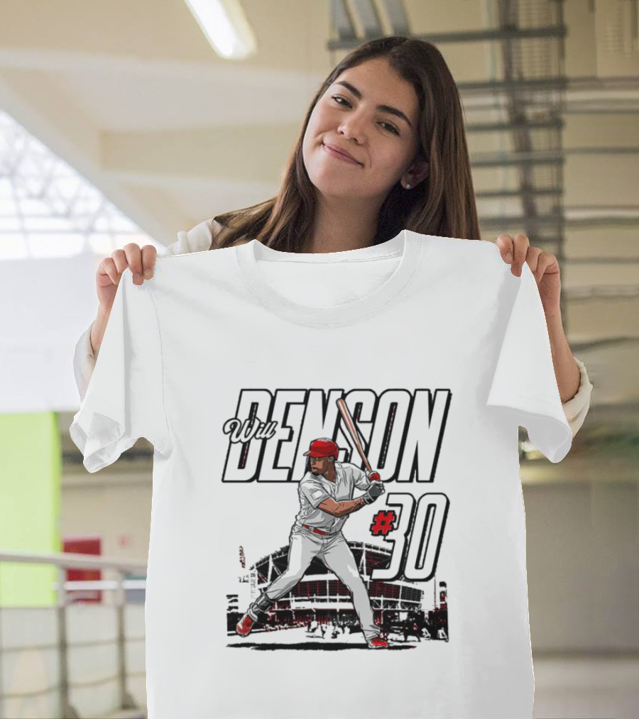 Will Benson #30 Stadium Baseball Player T-Shirt