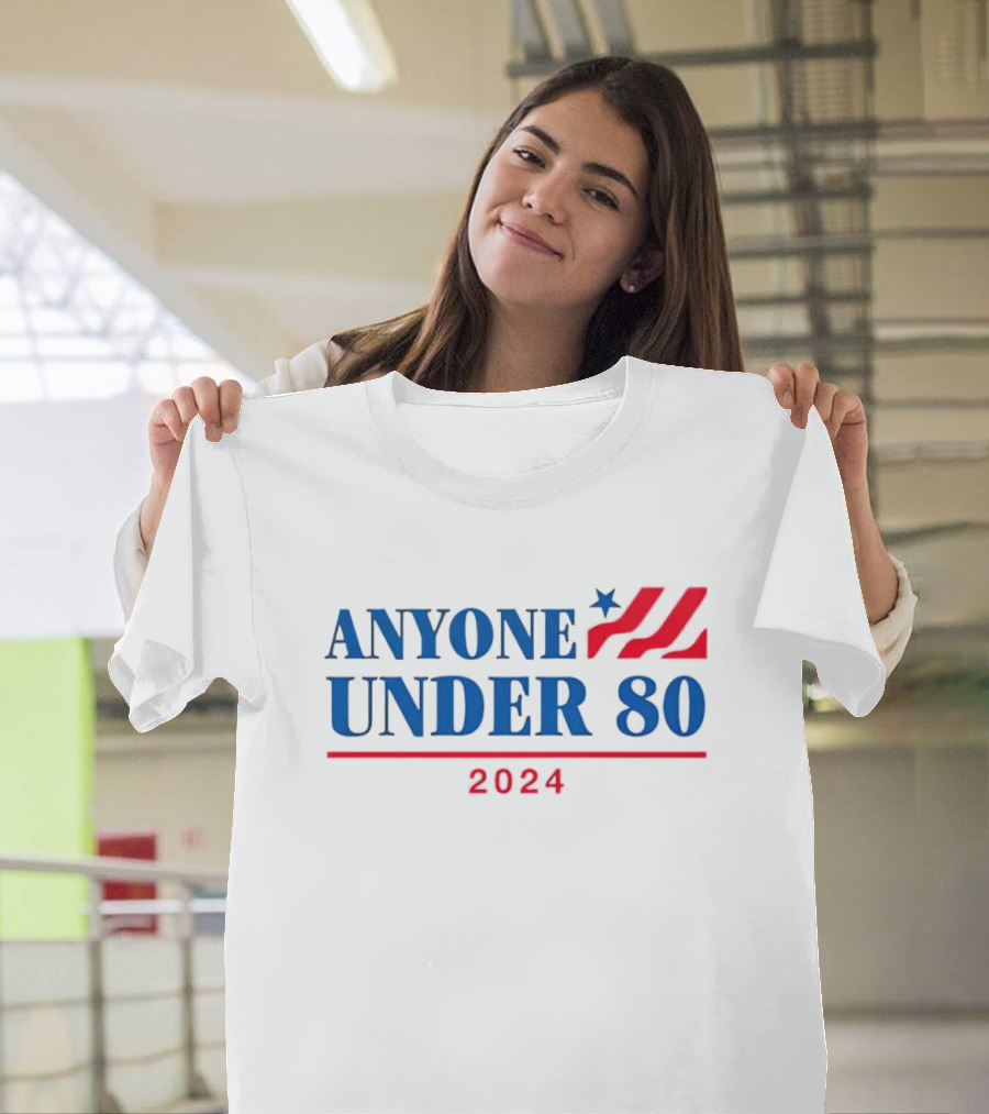 Anyone Under 80 Star Stripes T-Shirt