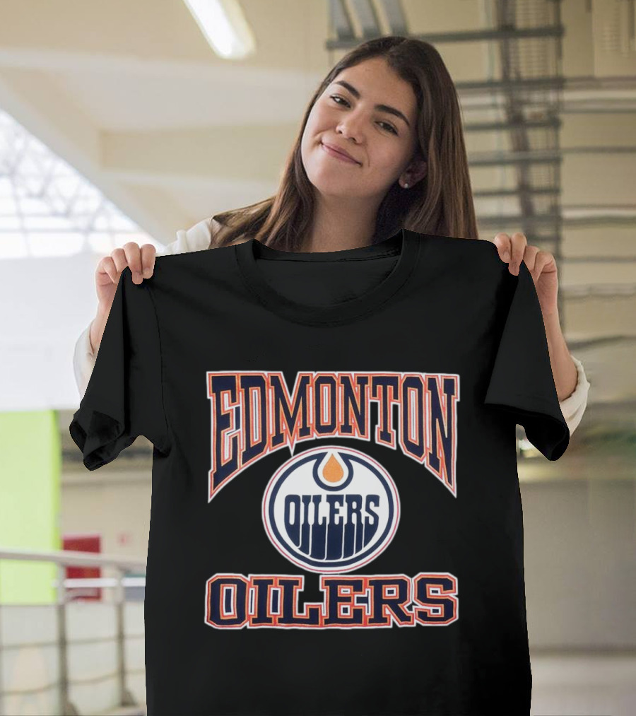 NHL Edmonton Oilers Vintage Logo Classic Team T-Shirt