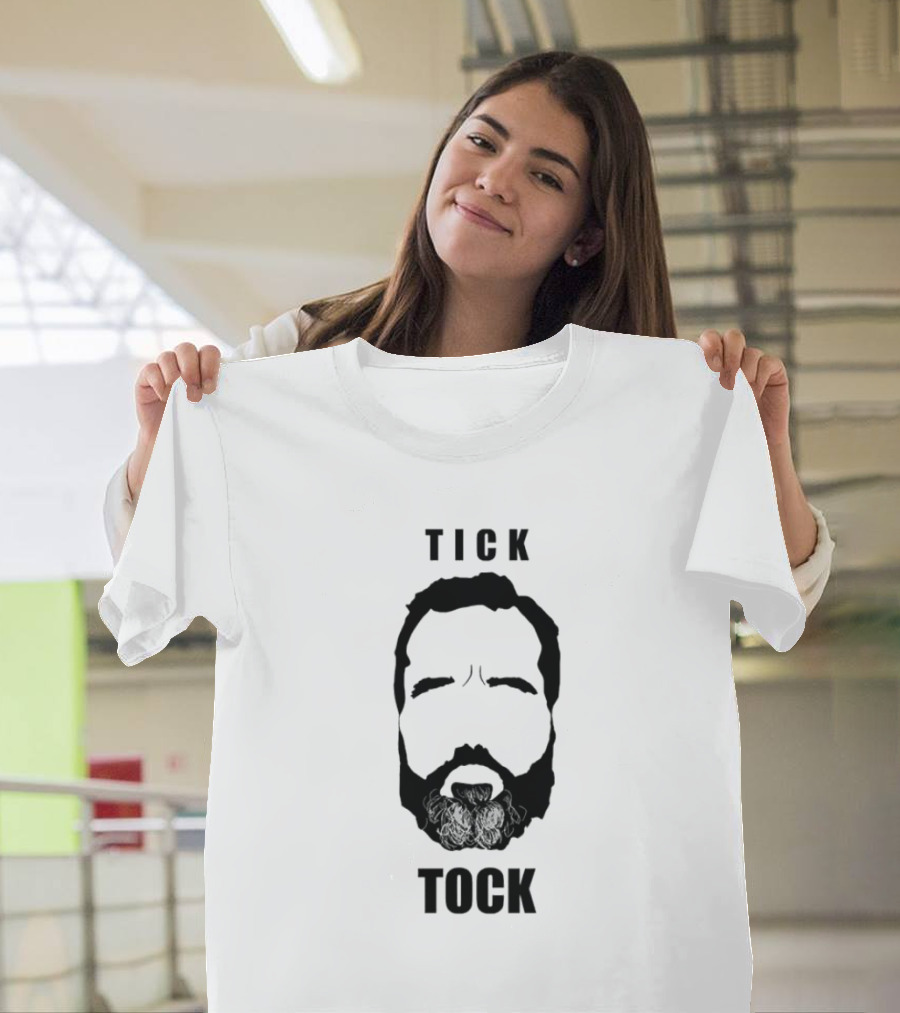 Tick Tock Jack Smith Beard Face T-Shirt