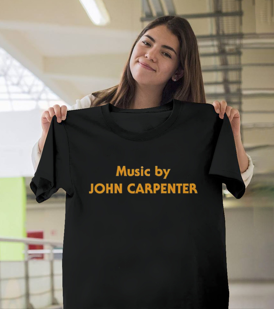 Music By John Carpenter Halloween Horror Film Soundtrack T-Shirt
