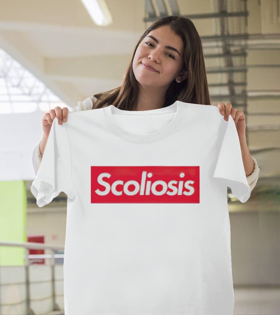 Scoliosis Red Box T-Shirt