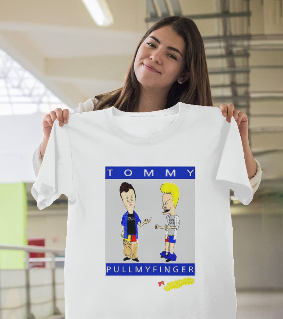 Beavis and Butt-Head Tommy Pull My Finger Album MTV T-Shirt