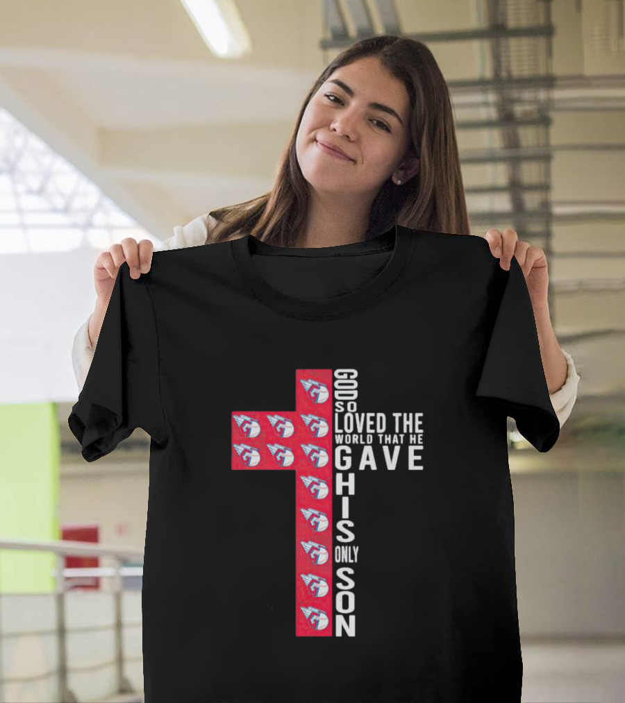 Guardians Logo Cross God So Loved the World He Gave His Only Son T-Shirt