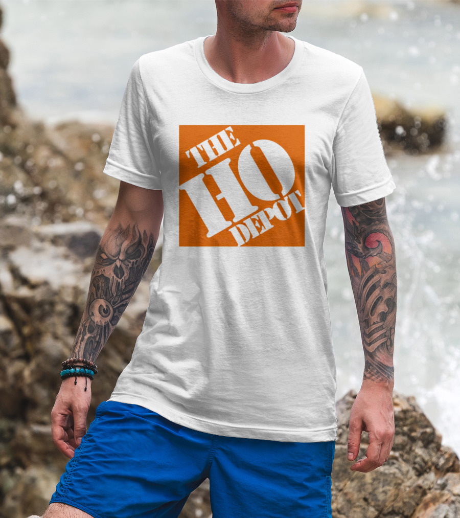 The Ho Depot Orange Square T-Shirt