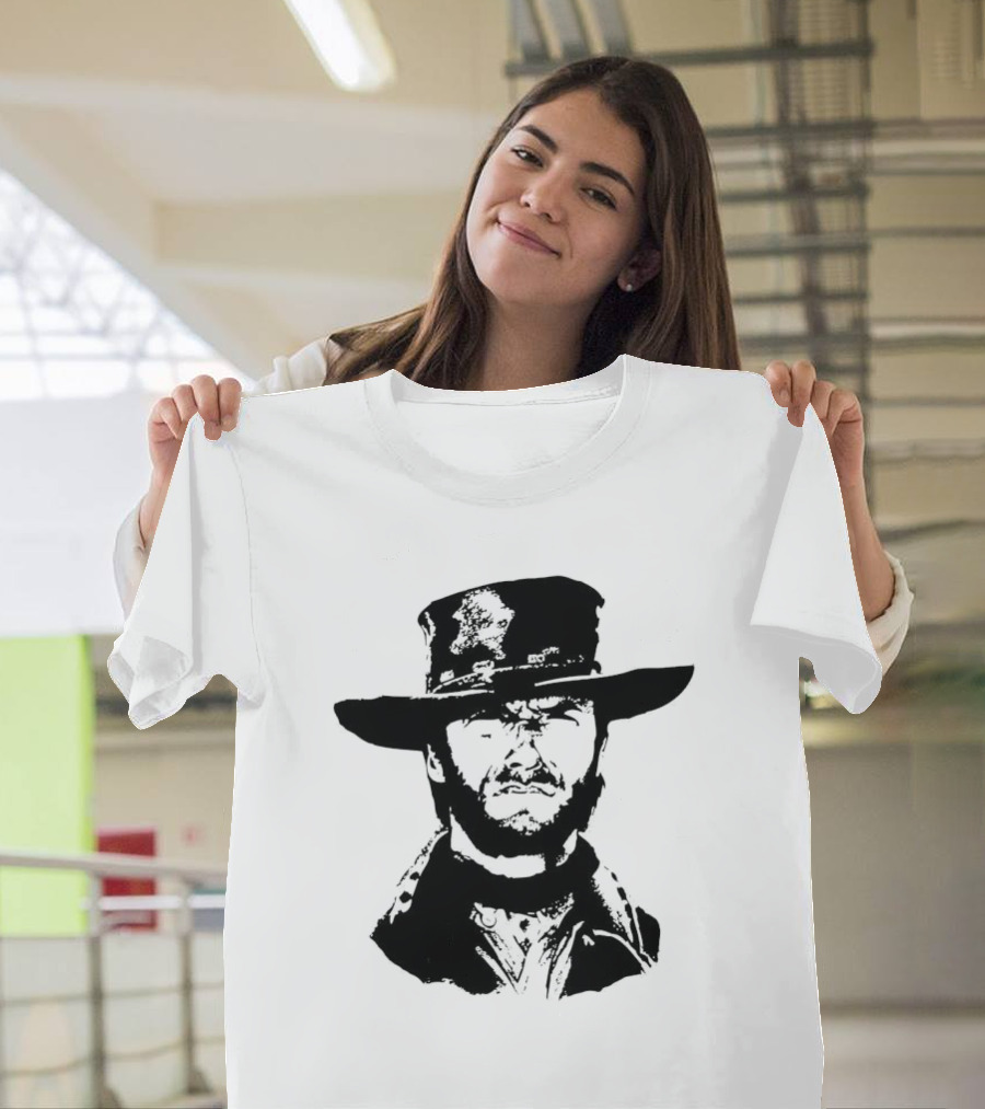 Clint Eastwood Western Hat Iconic T-Shirt