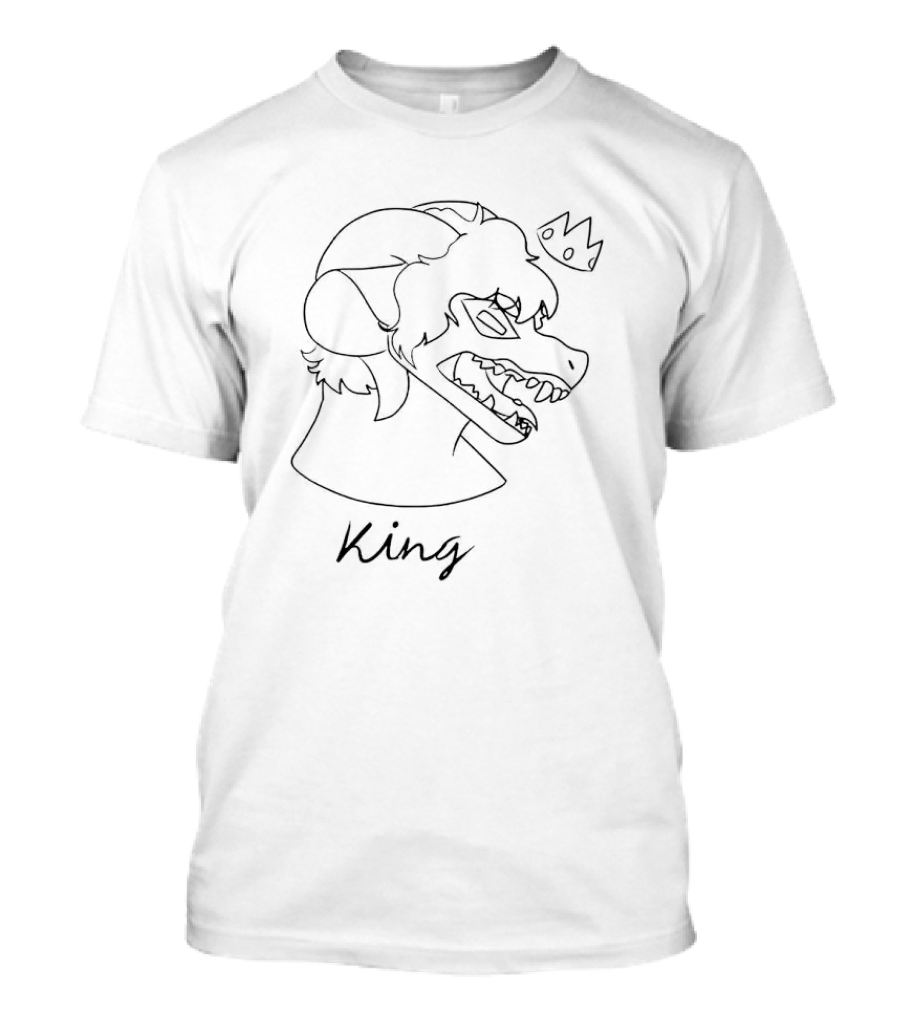 King Crocodile With Crown T-Shirt