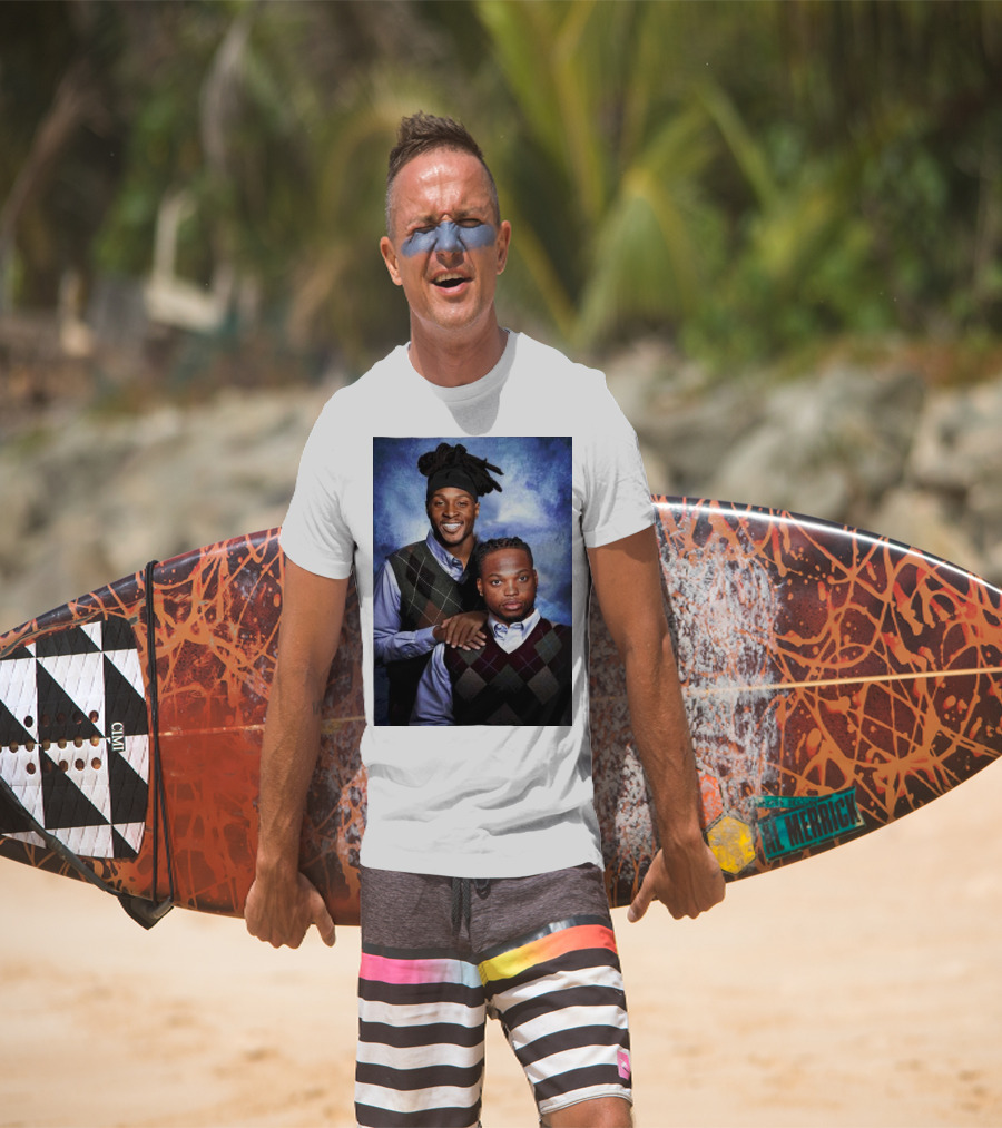 Tennessee Titans Derrick Henry DeAndre Hopkins Step Brothers Photo T-Shirt