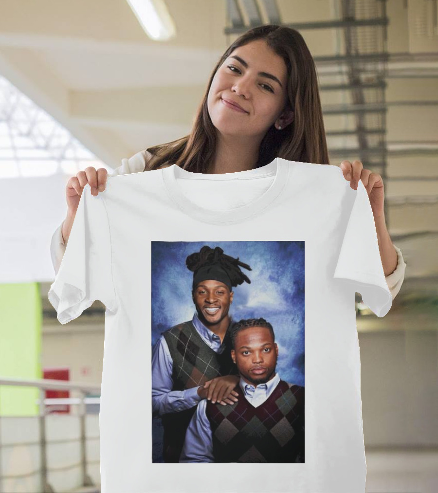 Tennessee Titans Derrick Henry DeAndre Hopkins Step Brothers Photo T-Shirt
