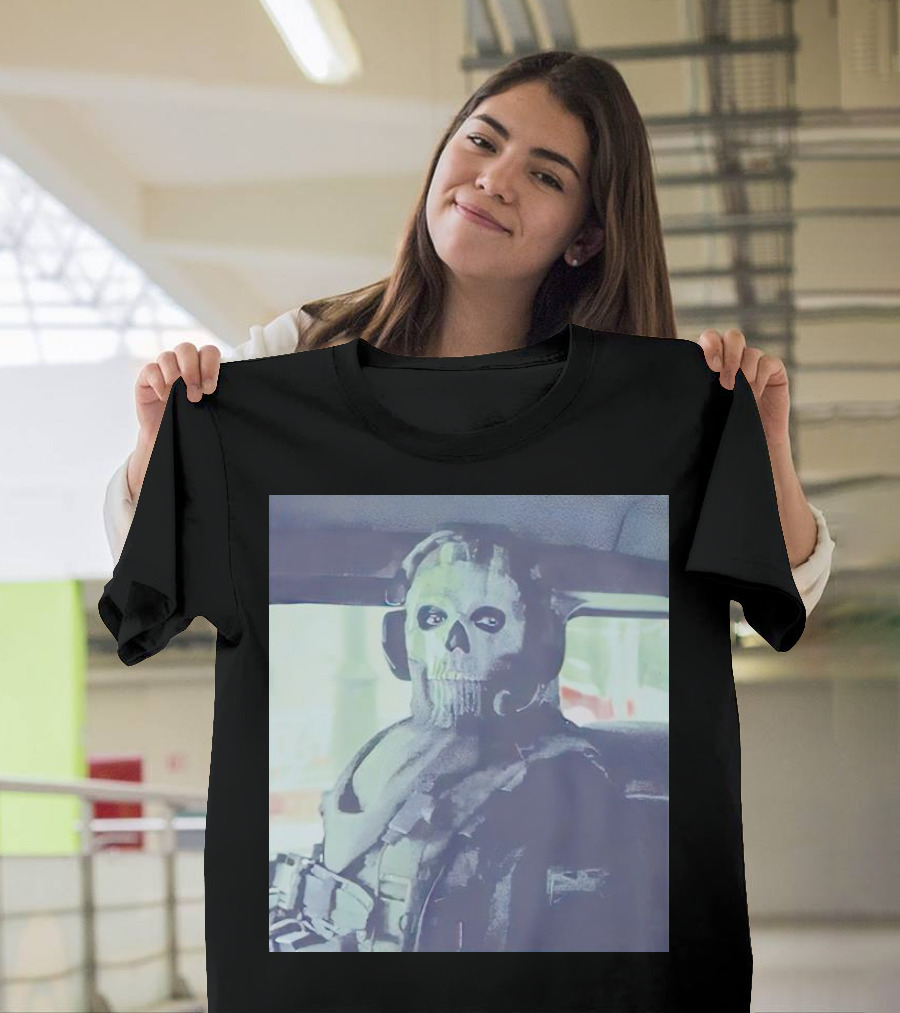Call Of Duty Modern Warfare II Ghost Mask Staring T-Shirt
