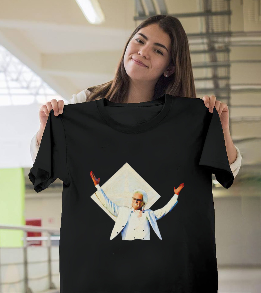 Uncle Baby Billy Raising Hands In White Suit Iconic T-Shirt