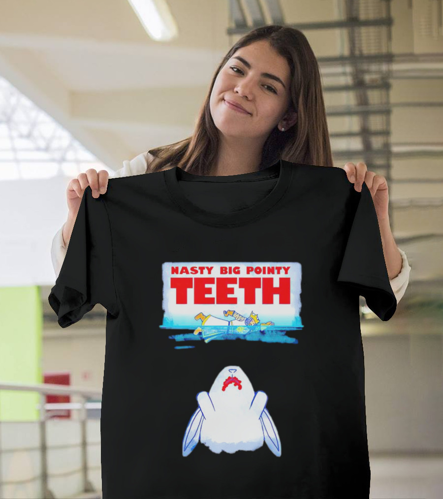 NASTY BIG POINTY TEETH Rabbit Parody with Knight T-Shirt