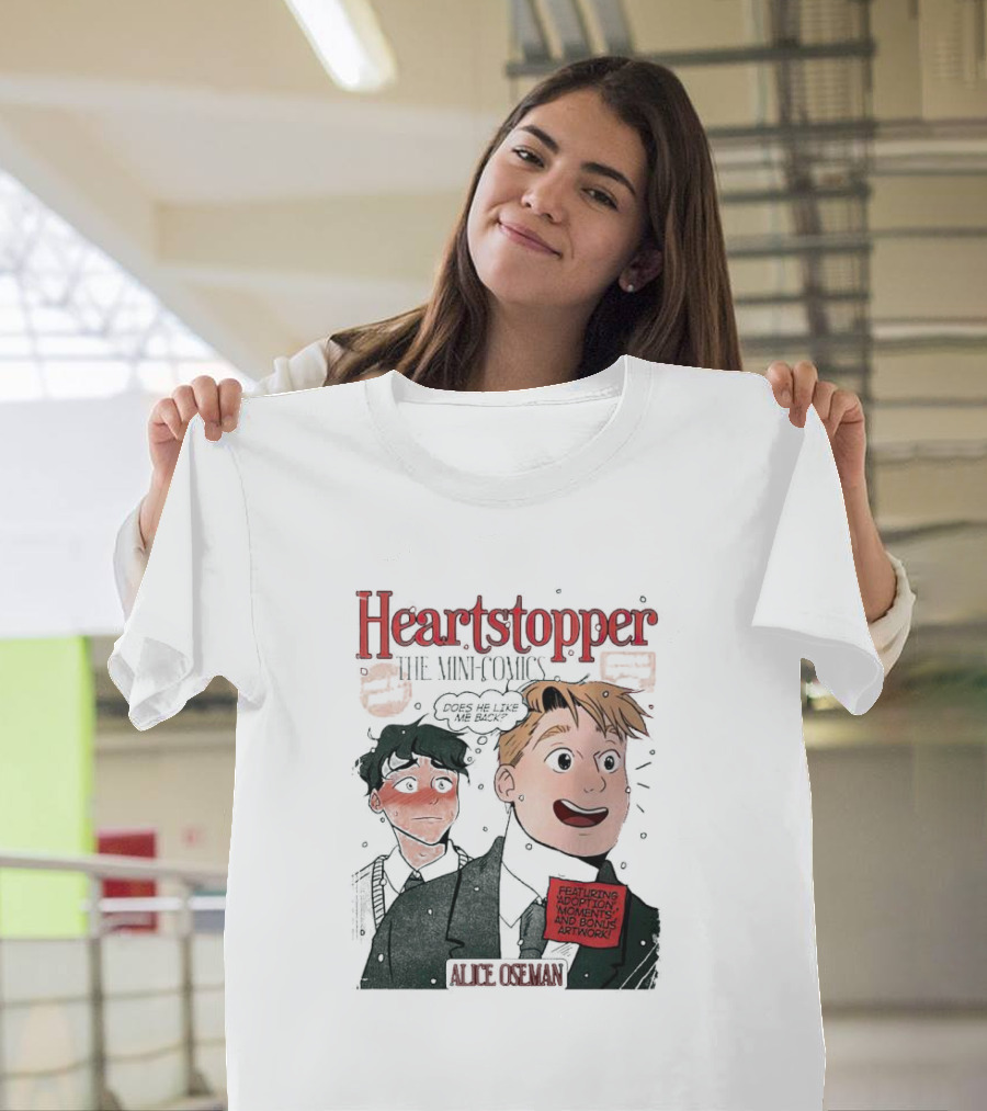 Heartstopper Featuring Adaptation Moments And Bonus Artwork By Alice Oseman T-Shirt