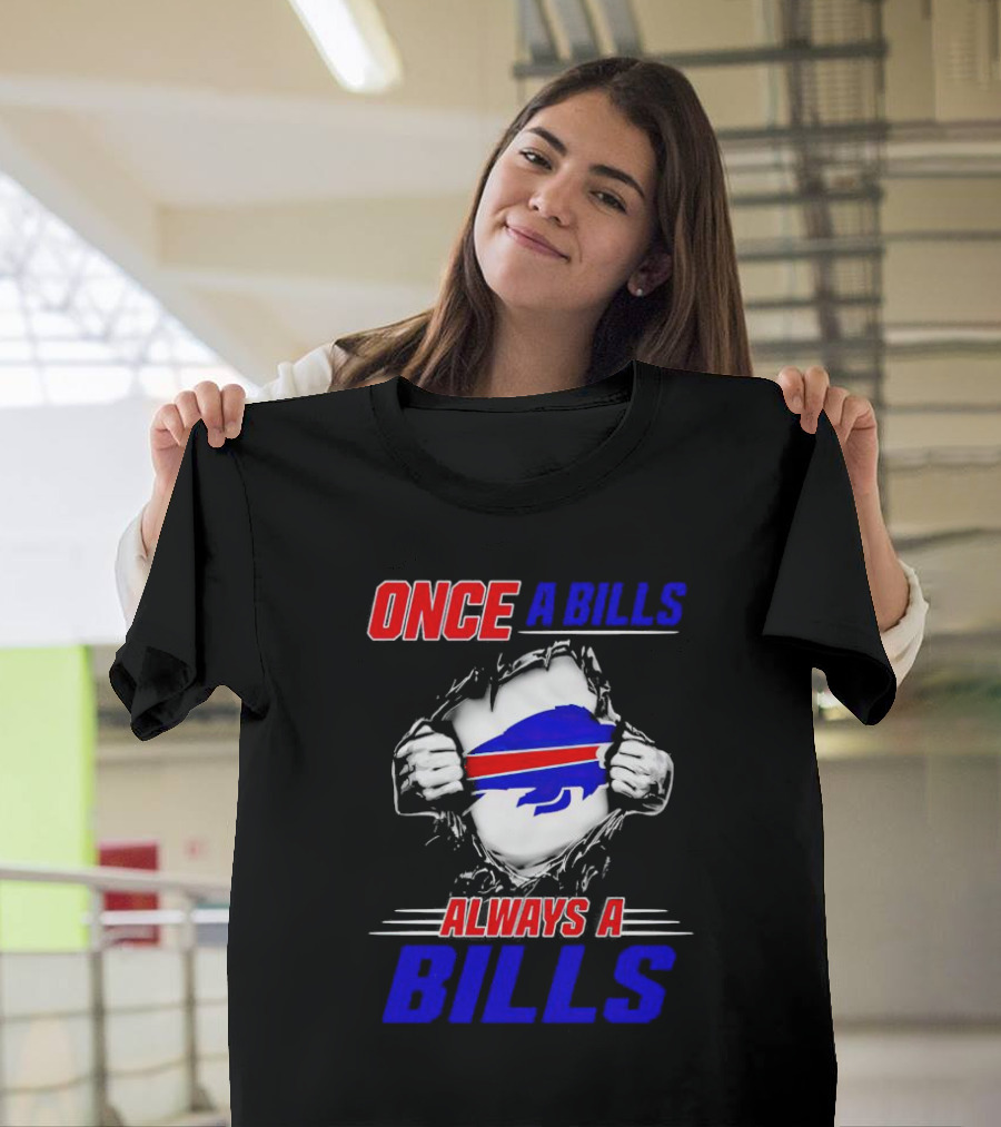 Once a Bills Always a Bills Buffalo Logo T-Shirt