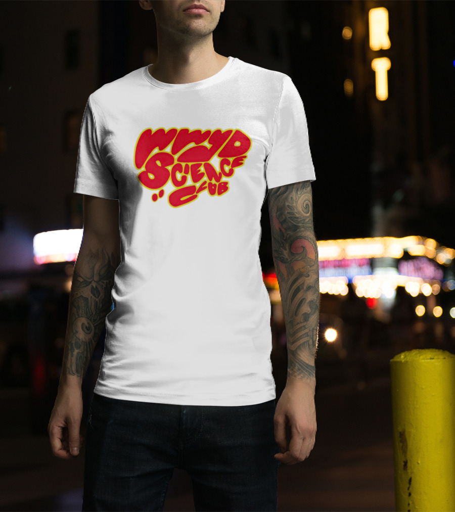 WWYD Science Club Retro Font T-Shirt