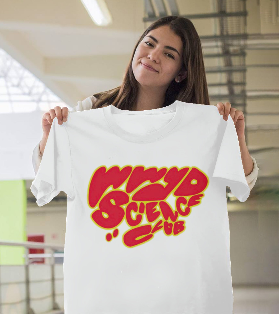 WWYD Science Club Retro Font T-Shirt