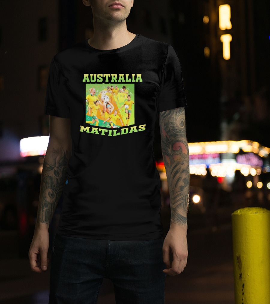 Australia Matildas Soccer Team Players T-Shirt