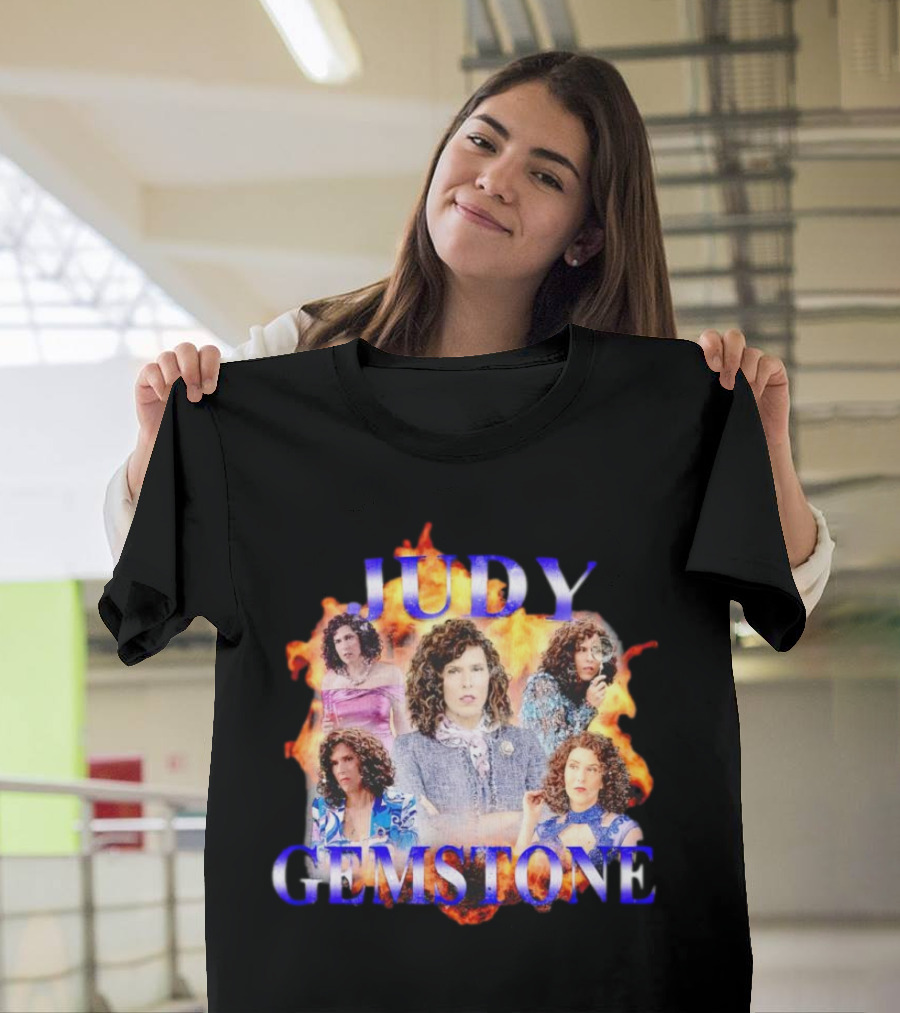 Judy Gemstone Fiery Montage T-Shirt