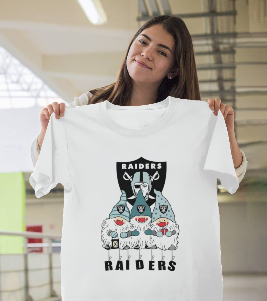 Raiders Gnomes With Helmets And Shields T-Shirt