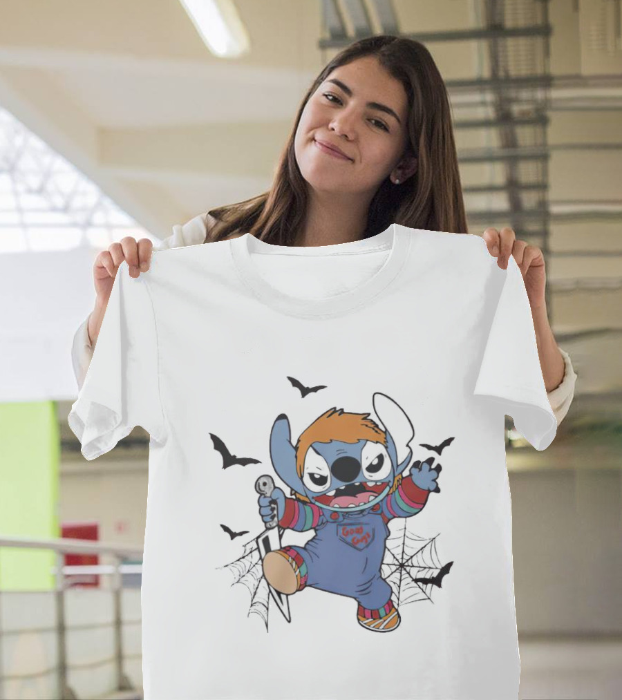 Stitch Chucky Mashup Good Guys Halloween T-Shirt