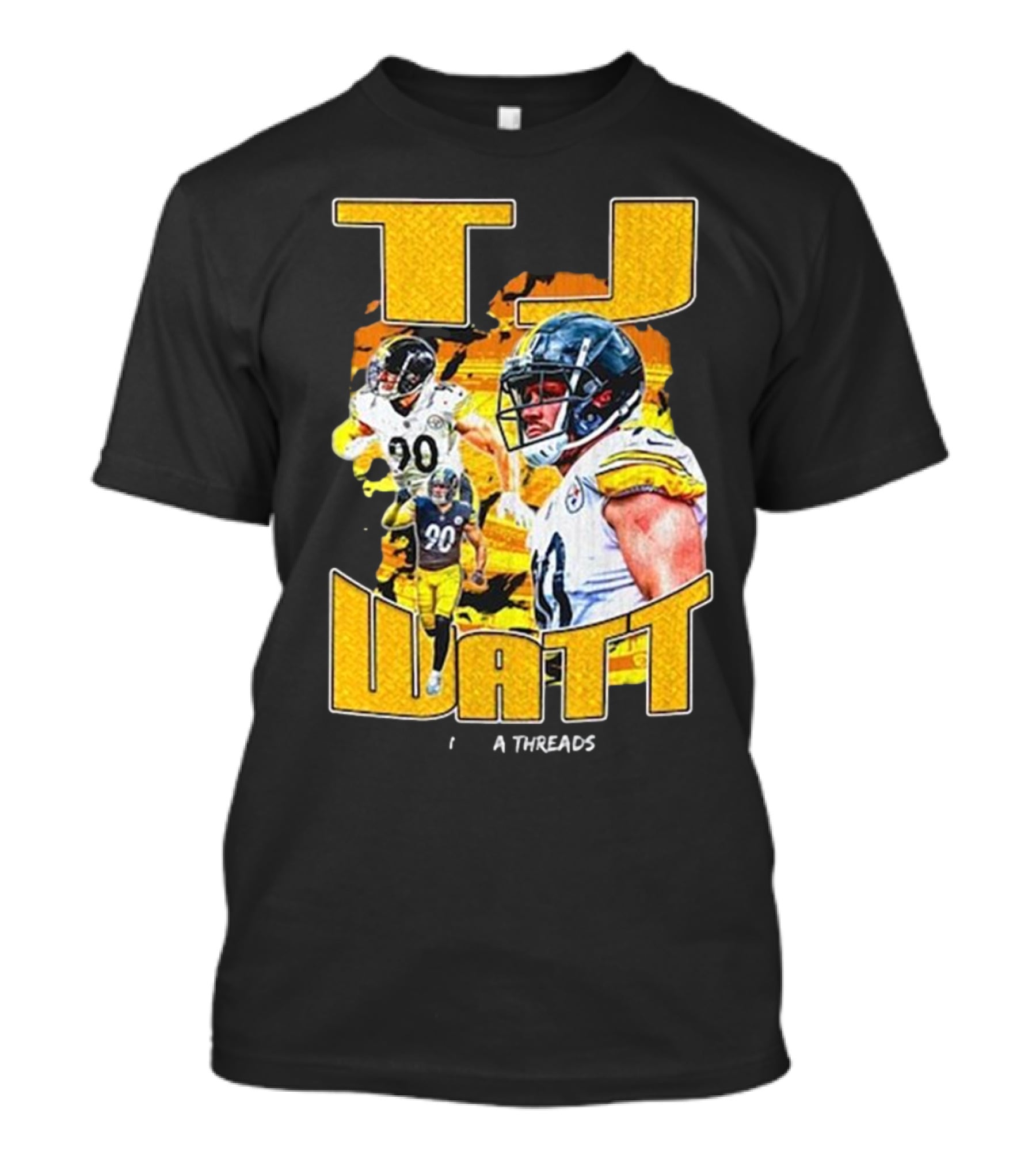 TJ Watt Vintage Bootleg Threads T-Shirt