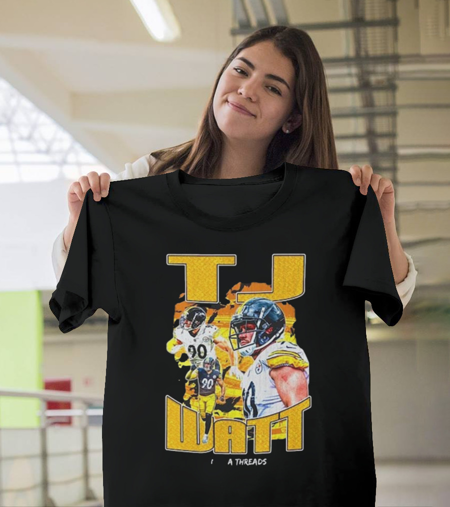 TJ Watt Vintage Bootleg Threads T-Shirt