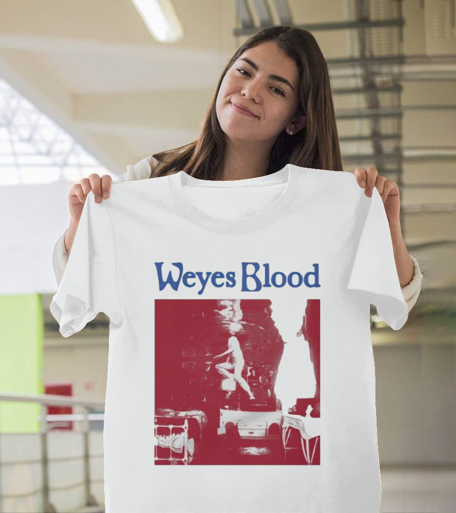Weyes Blood Titanic Rising Red Silhouette Album T-Shirt