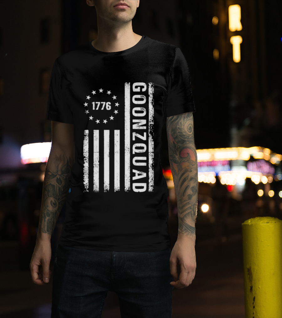 Goonzquad 1776 Distressed American Flag T-Shirt