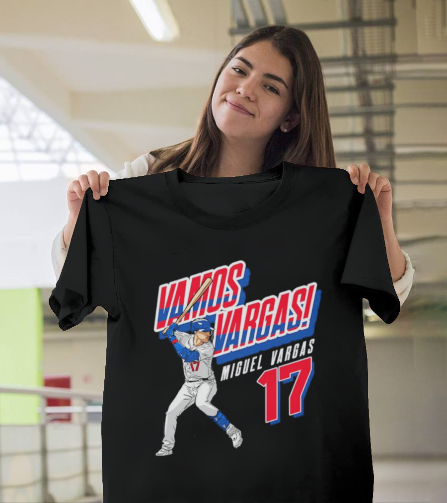 Vamos Vargas Miguel Vargas #17 Baseball Player Iconic T-Shirt