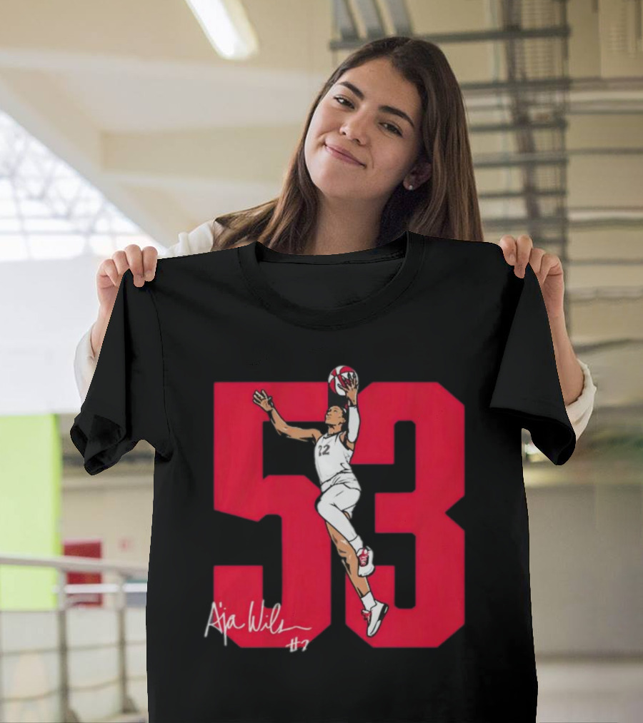 A'ja Wilson 53 Points Signature Dunk T-Shirt