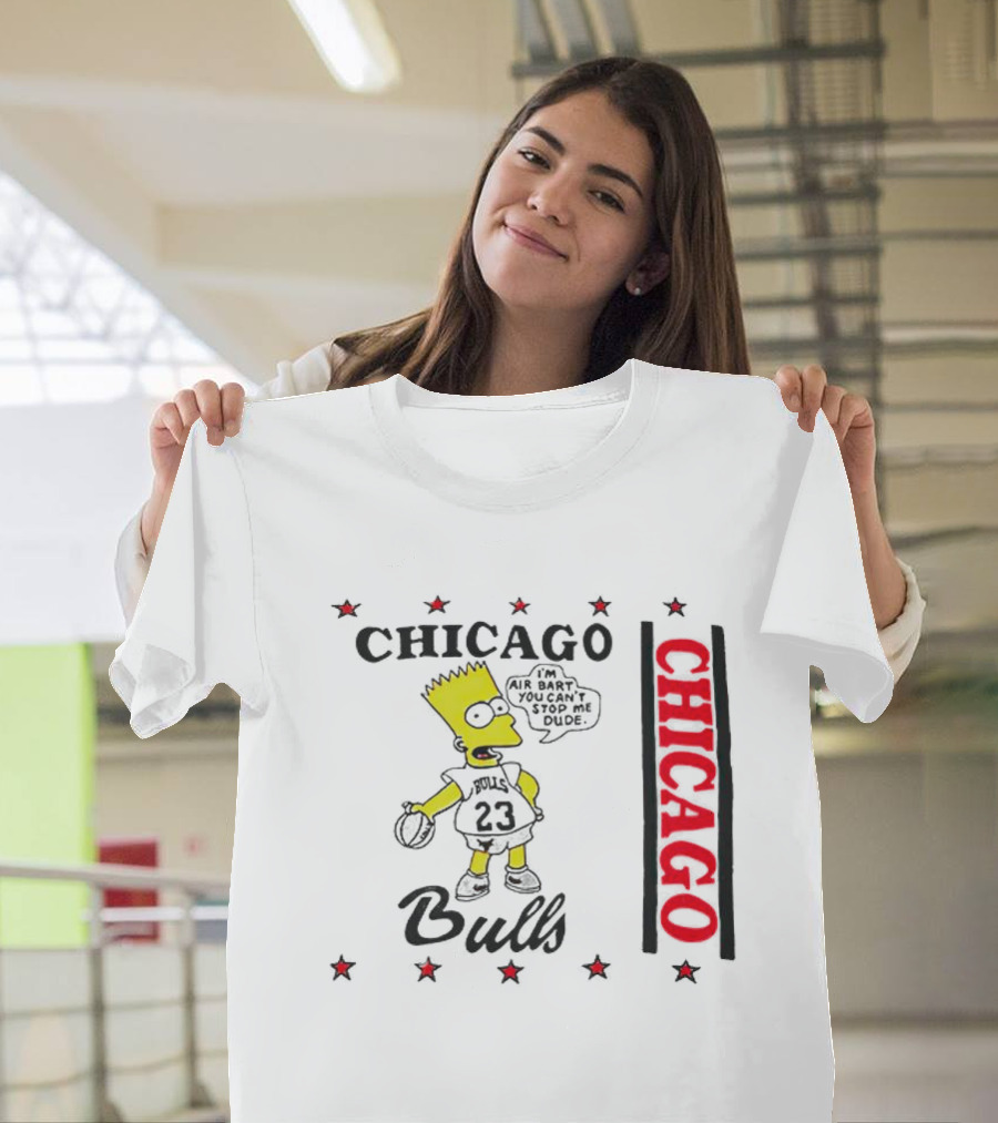 Chicago Bulls Bart Simpson Basketball T-Shirt