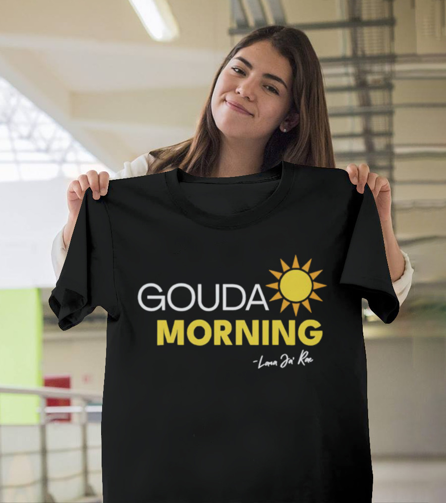 Gouda Morning Sun With Lana Ja Rae Bright Yellow T-Shirt