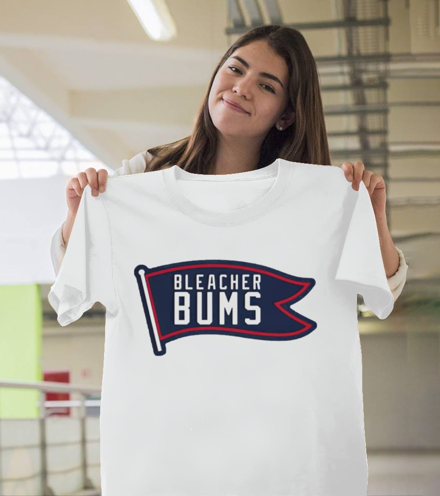 Bleacher Bums Flag Banner Retro Sports T-Shirt