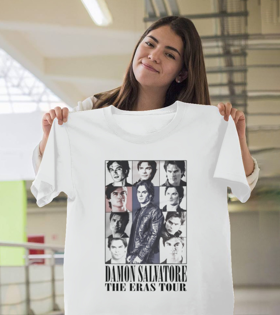 Damon Salvatore The Eras Tour Collage Portraits T-Shirt
