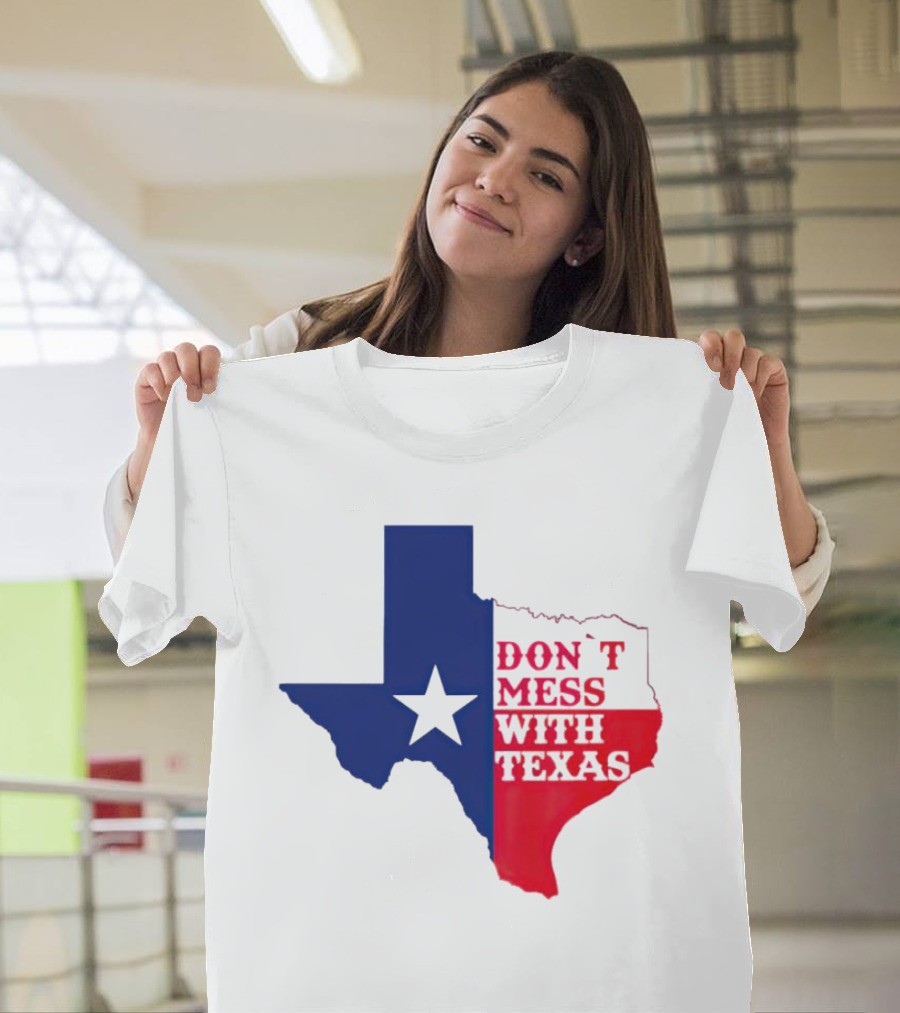 Don’t Mess with Texas Star Map T-Shirt