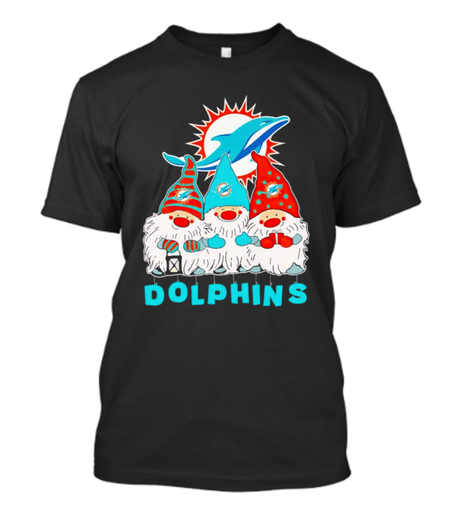 Miami Dolphins Gnomes Football Team Fan T-Shirt
