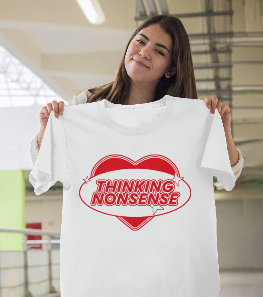 Sabrina Carpenter Thinking Nonsense Heart Star T-Shirt