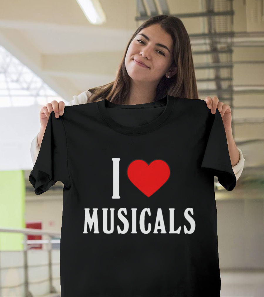 I Heart Musicals Red Love T-Shirt