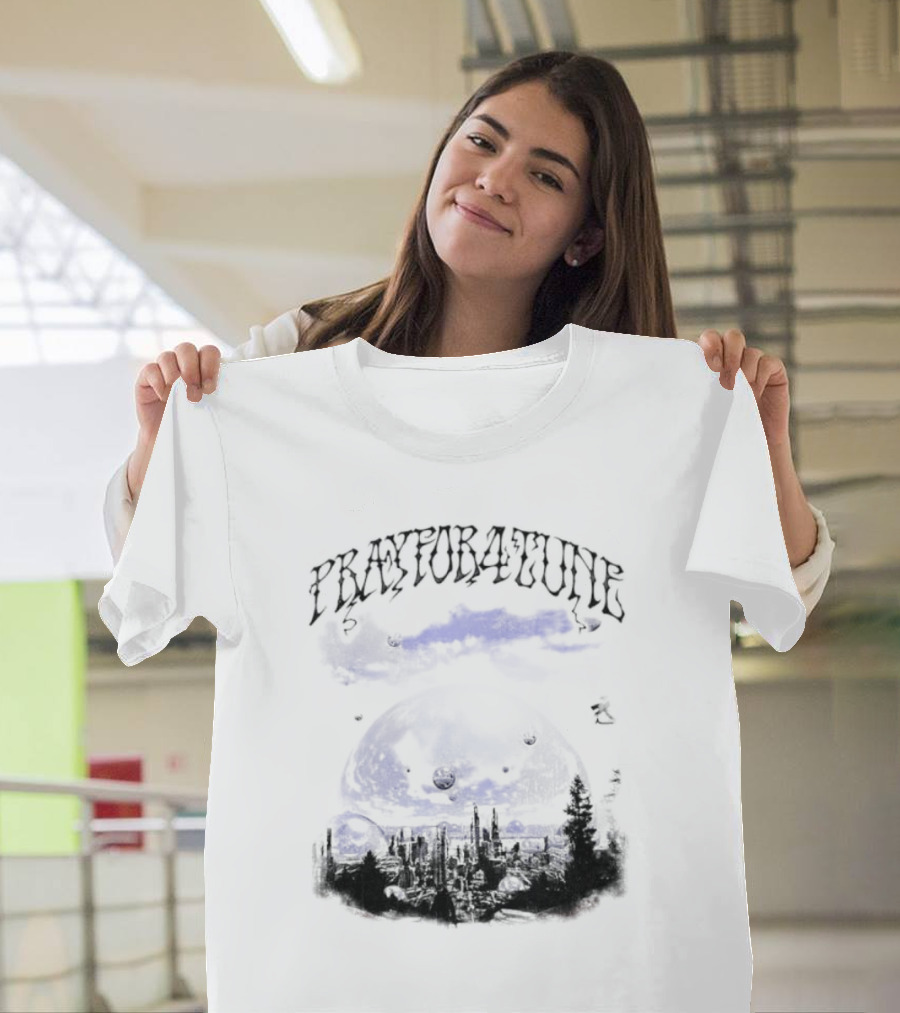 PrayFor4Tune Cosmic Landscape Bliss New T-Shirt