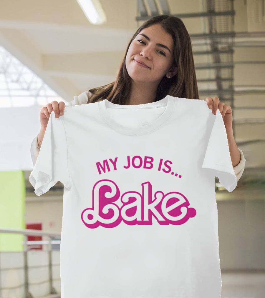 My Job Is Bake Barbie Style Retro T-Shirt