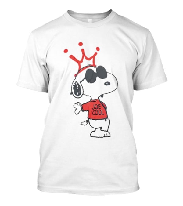 Peanuts Snoopy Joe Cool With Crown Iconic T-Shirt
