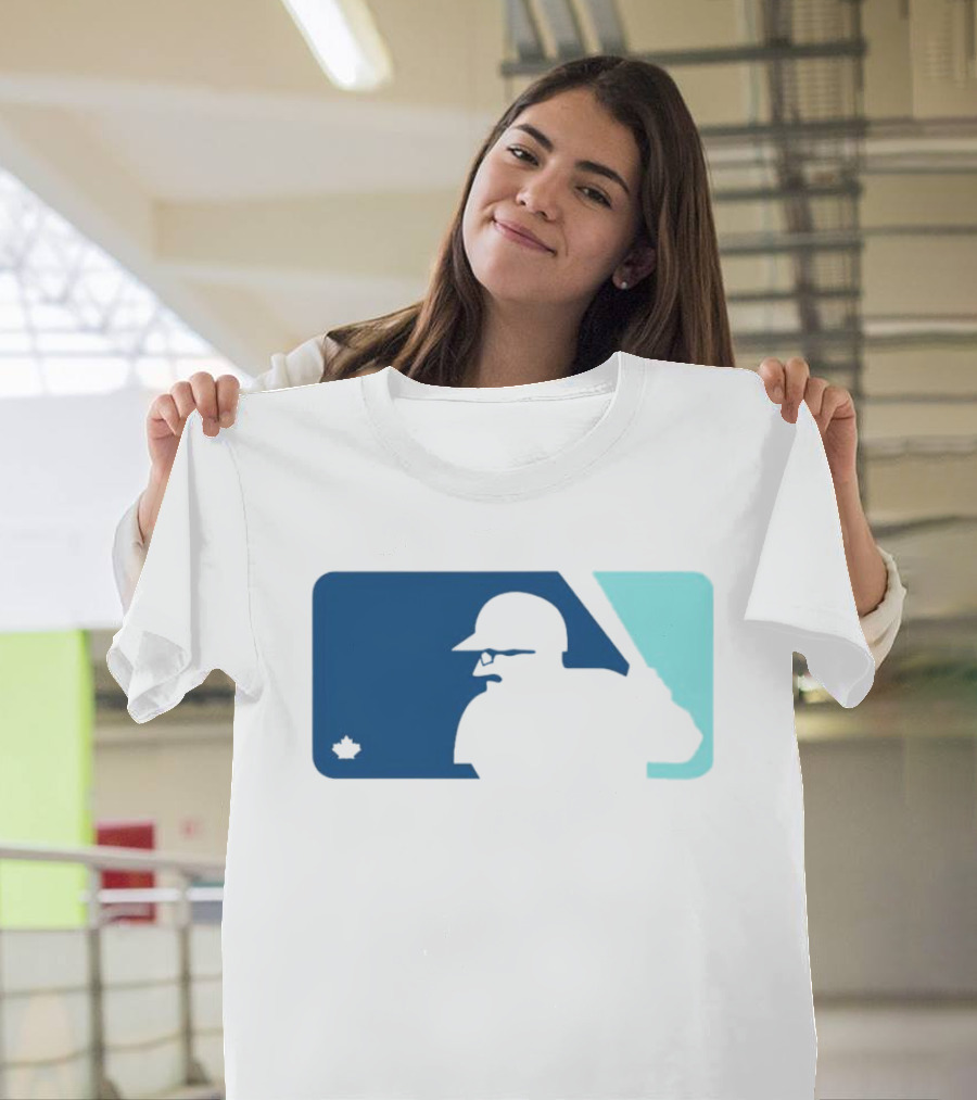 Ben Wagner Schneider Stache Baseball Logo with Batter T-Shirt