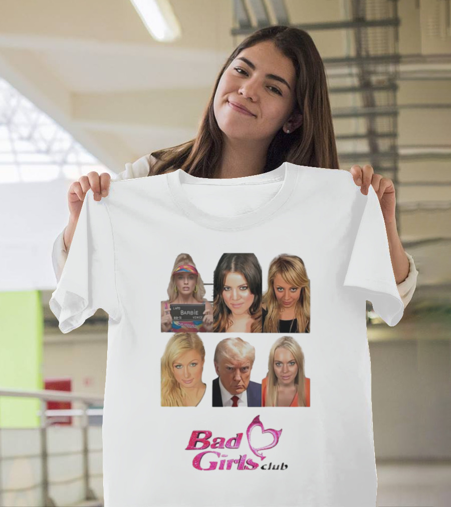 Bad Girls Club Donald Trump and Celebrity Mugshots T-Shirt