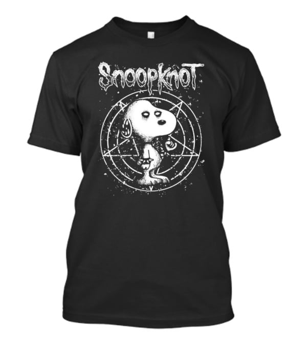 Snoopknot Snoopy Pentagram Halloween T-Shirt