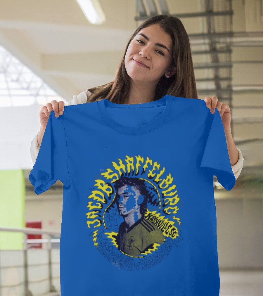 Nashvillesc Jacob Shaffelburg Yellow Lightning Silhouette Tennessee T-Shirt