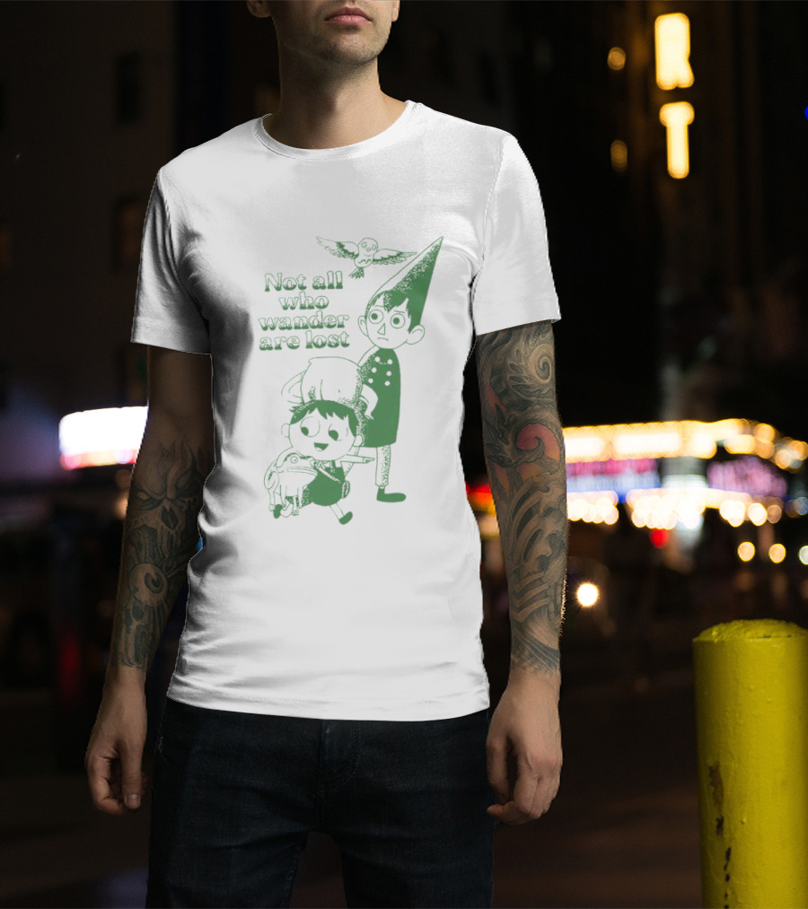 Not All Who Wander Are Lost Over The Garden Wall Characters Frog Bird T-Shirt