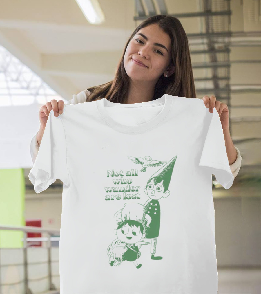 Not All Who Wander Are Lost Over The Garden Wall Characters Frog Bird T-Shirt