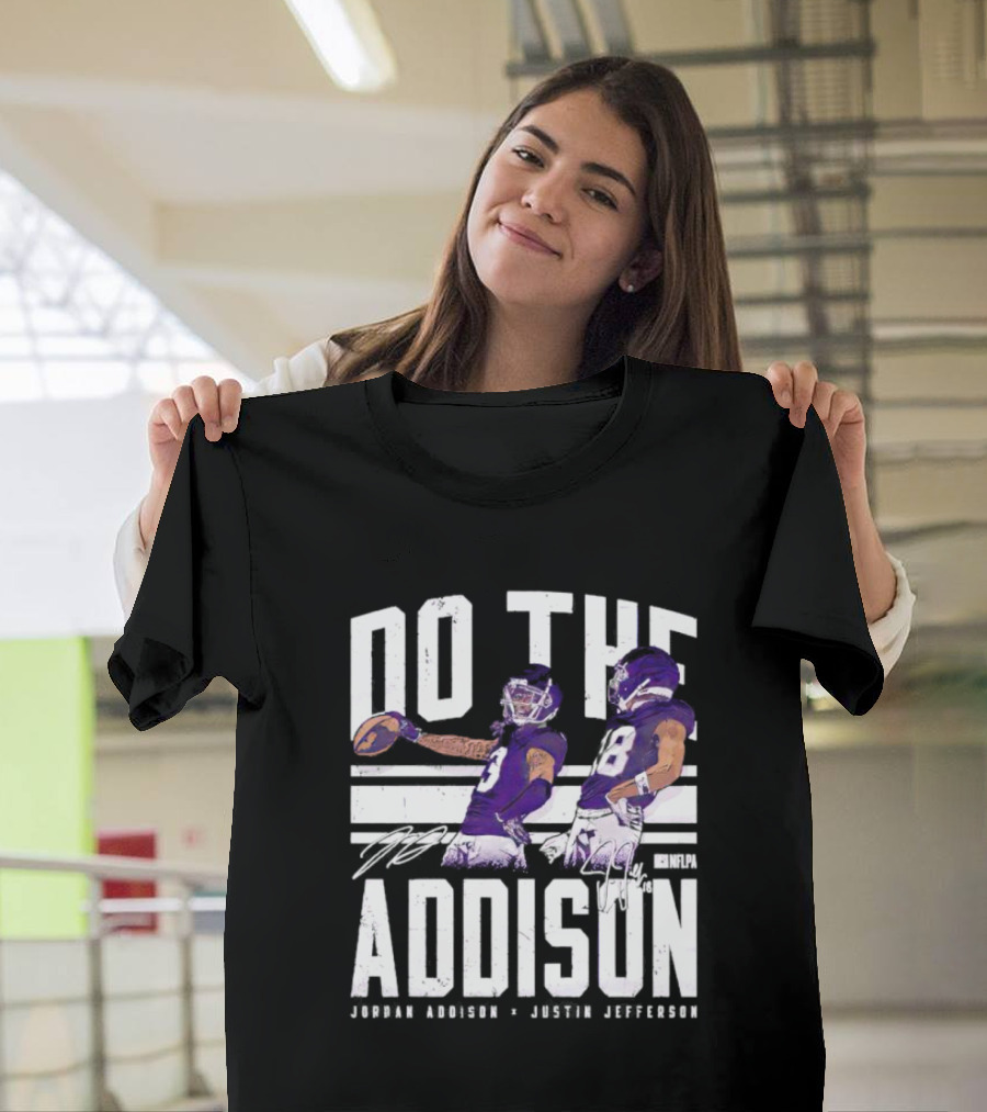 Jordan Addison x Justin Jefferson Do the Addison NFLPA T-Shirt
