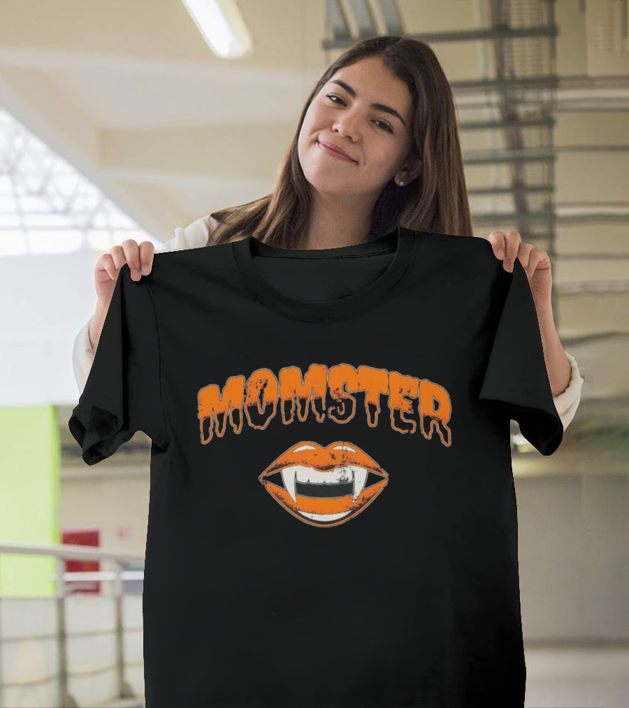 Momster Vampire Lips Halloween Fang T-Shirt