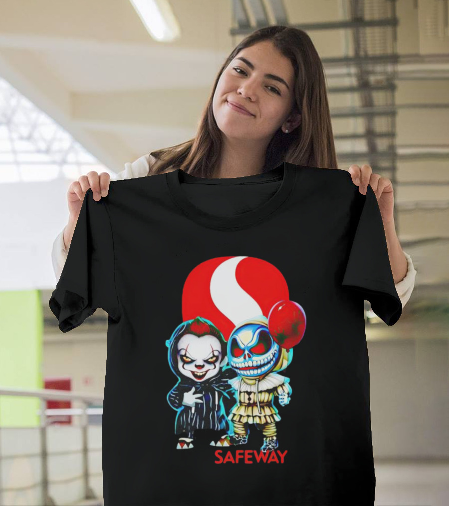 Pennywise Jack Skellington Safeway Halloween Combo T-Shirt